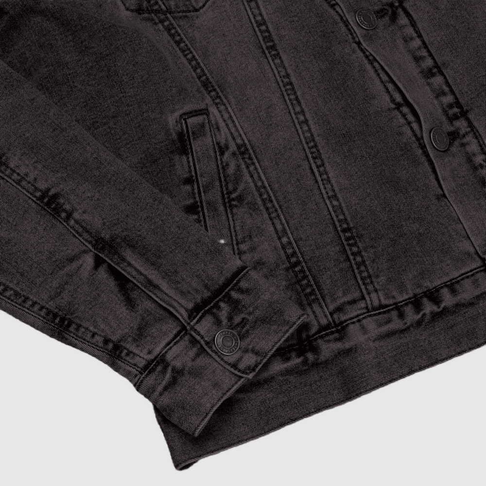 Custom Unisex Music Lover Denim Sherpa Jacket | PERSONALIZED - ChoreGirl