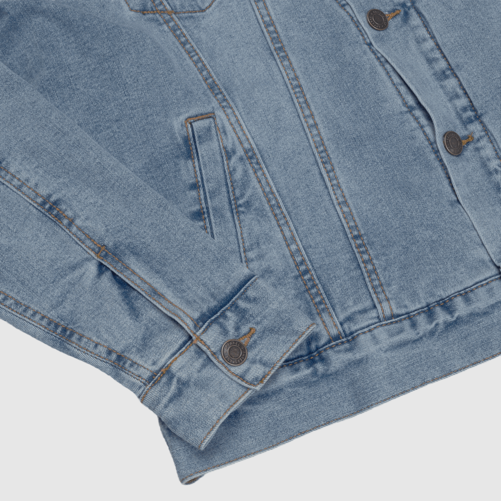 Custom Unisex Music Lover Denim Sherpa Jacket | PERSONALIZED - ChoreGirl