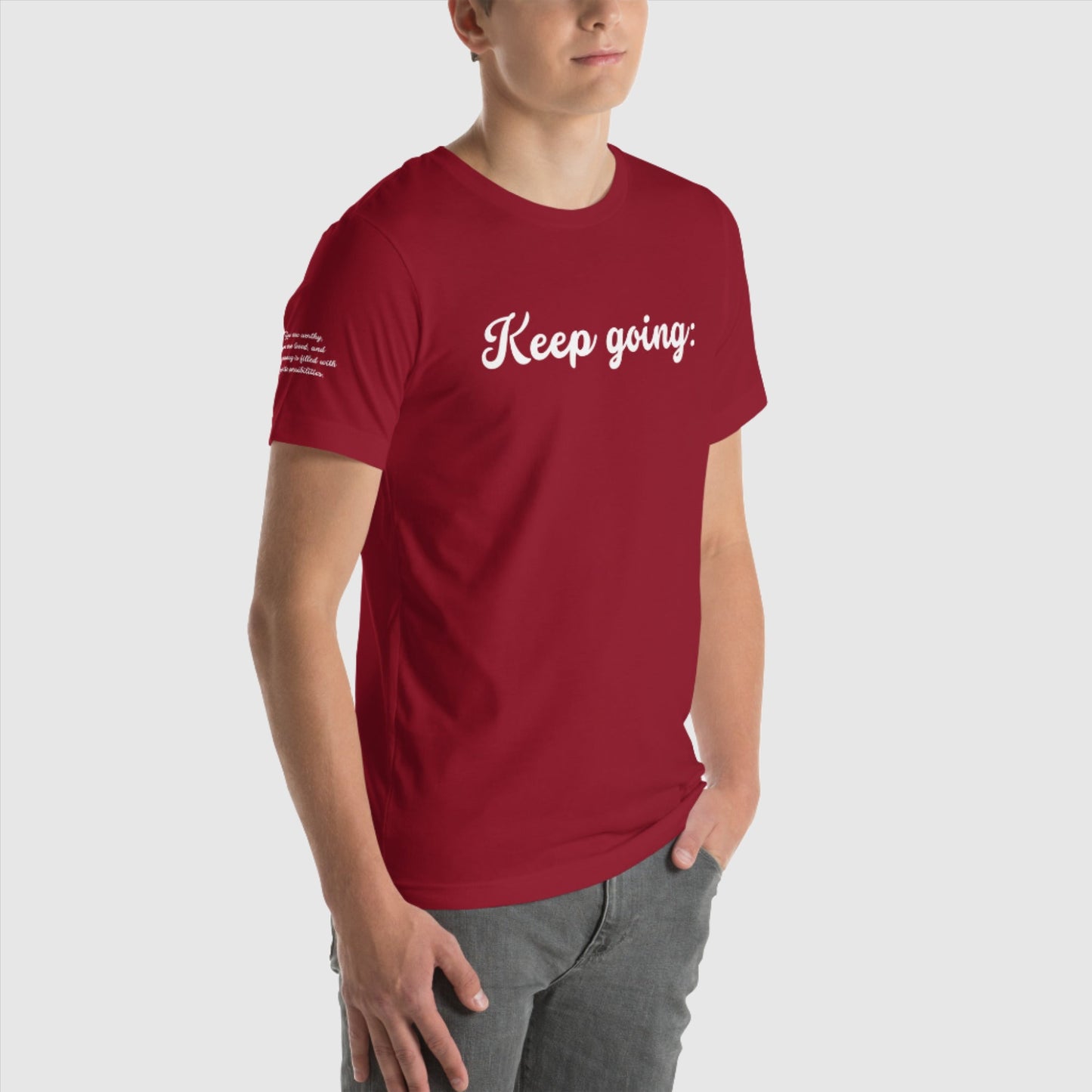 Custom Unisex 100 Reasons to Keep Going Sweatshirt T-Shirt | PERSONALIZED - ChoreGirl
