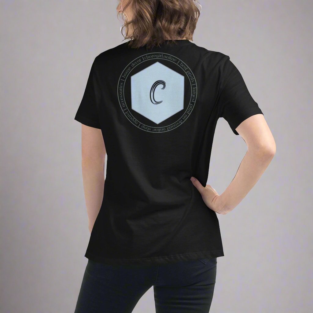 Custom Women's Exclusive ChoreGirl Branded LOGO Relaxed T-Shirt | PERSONALIZED - ChoreGirl
