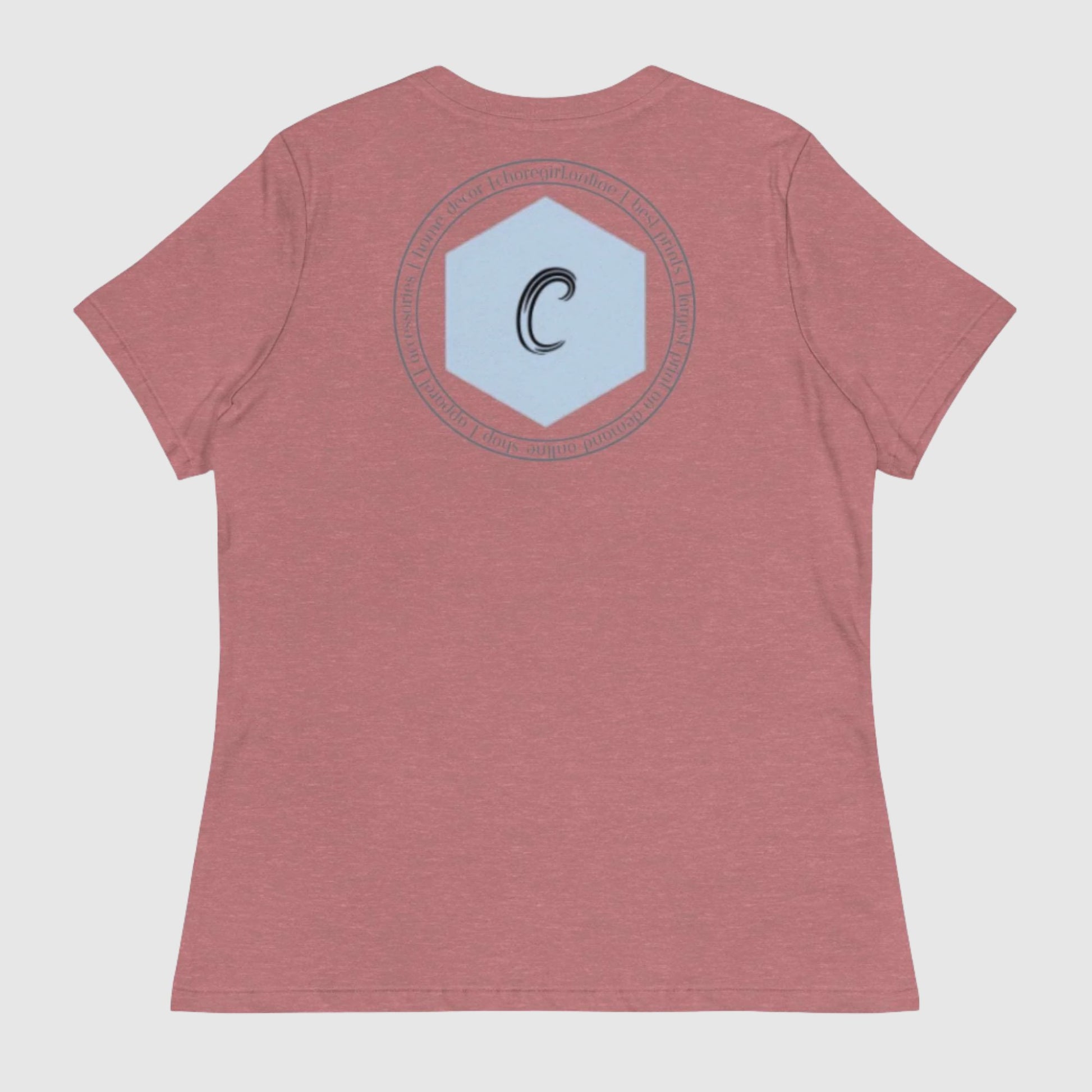 Custom Women's Exclusive ChoreGirl Branded LOGO Relaxed T-Shirt | PERSONALIZED - ChoreGirl