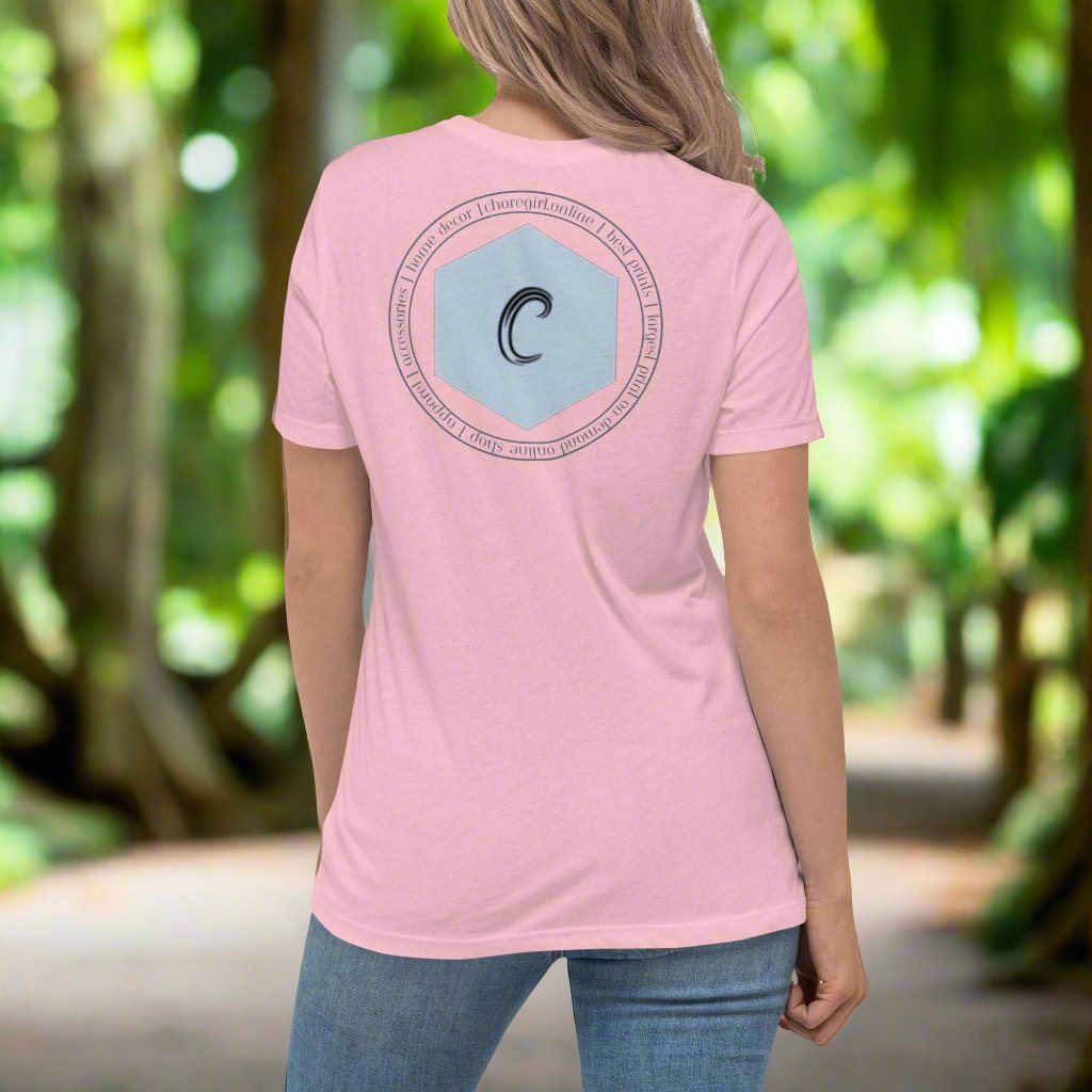 Custom Women's Exclusive ChoreGirl Branded LOGO Relaxed T-Shirt | PERSONALIZED - ChoreGirl
