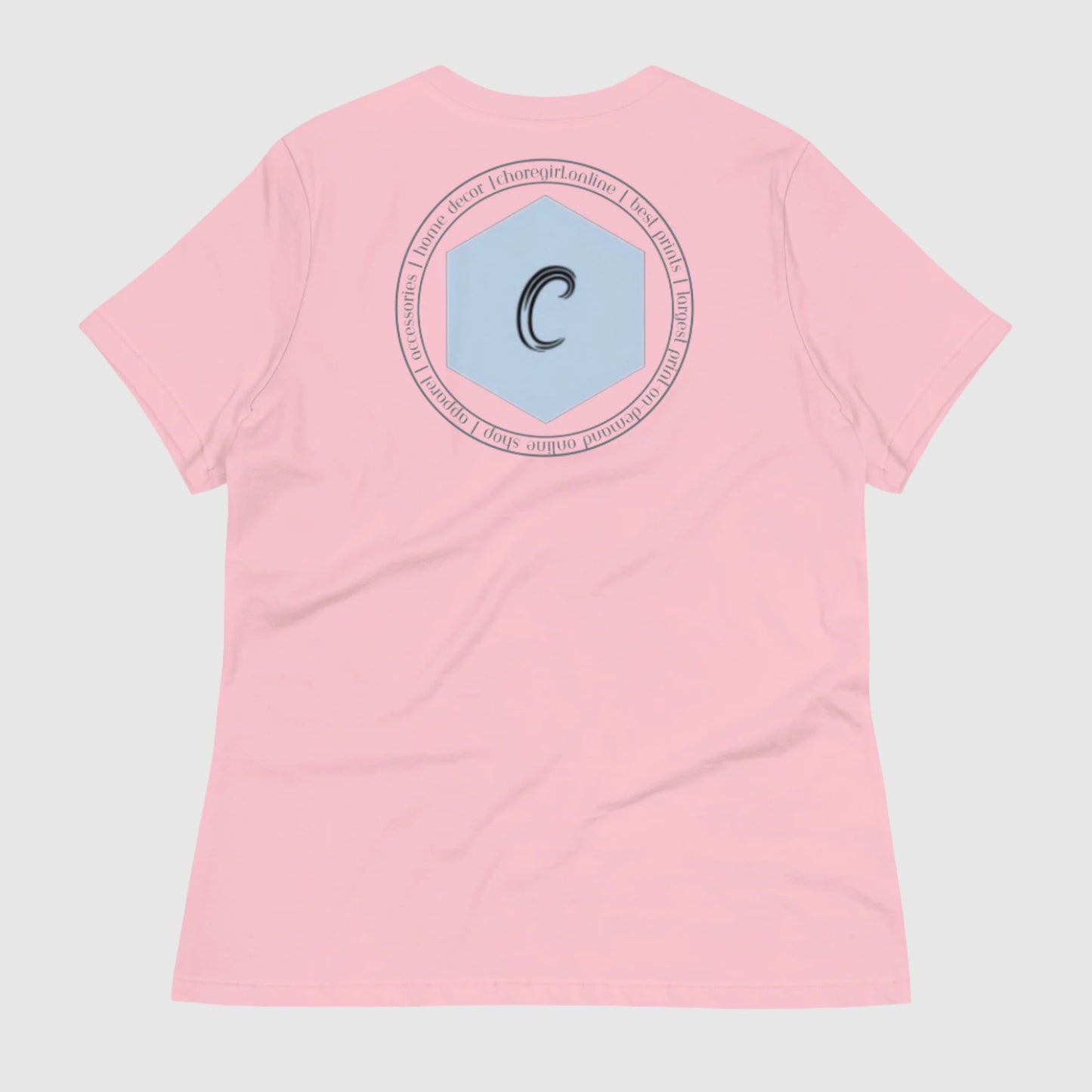 Custom Women's Exclusive ChoreGirl Branded LOGO Relaxed T-Shirt | PERSONALIZED - ChoreGirl