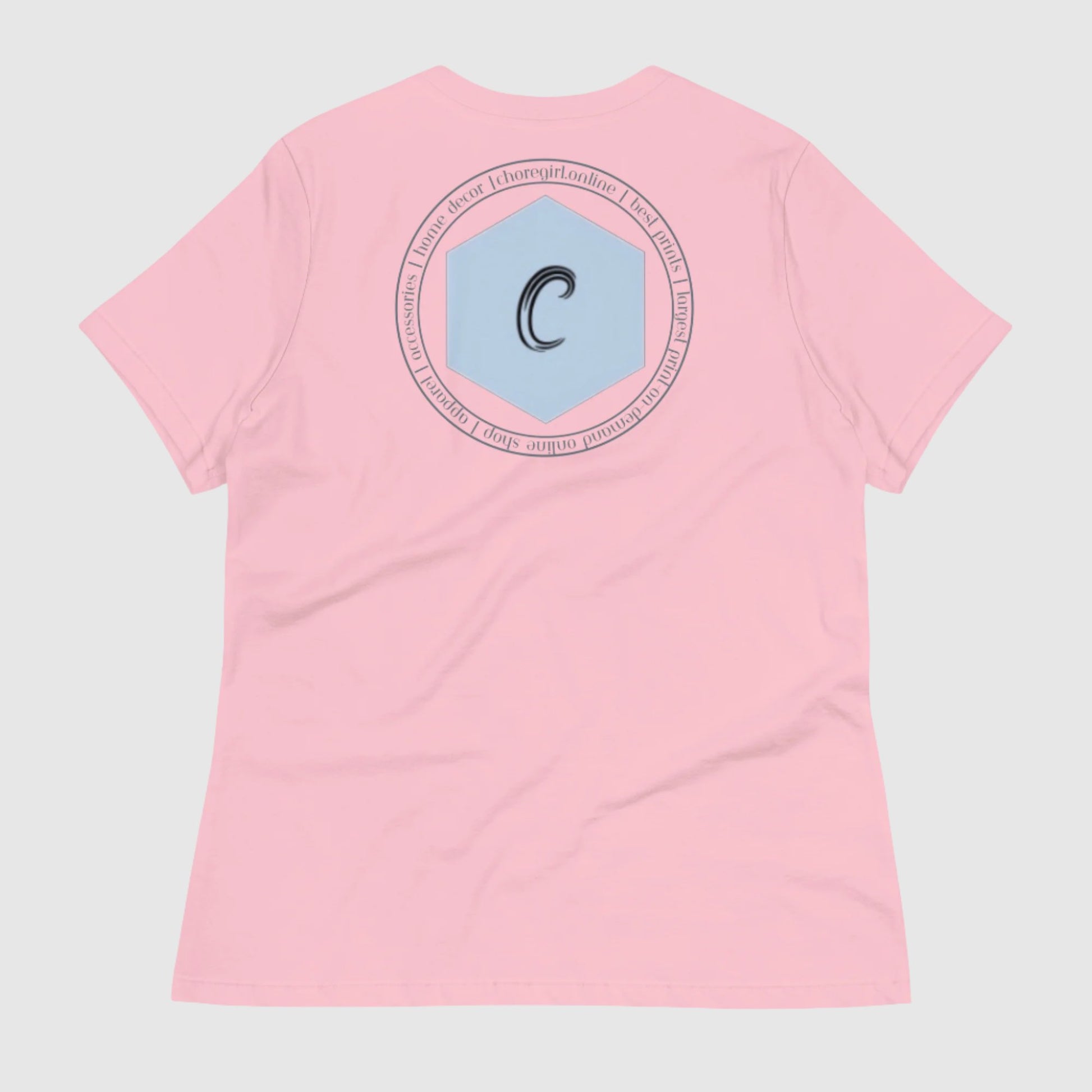 Custom Women's Exclusive ChoreGirl Branded LOGO Relaxed T-Shirt | PERSONALIZED - ChoreGirl