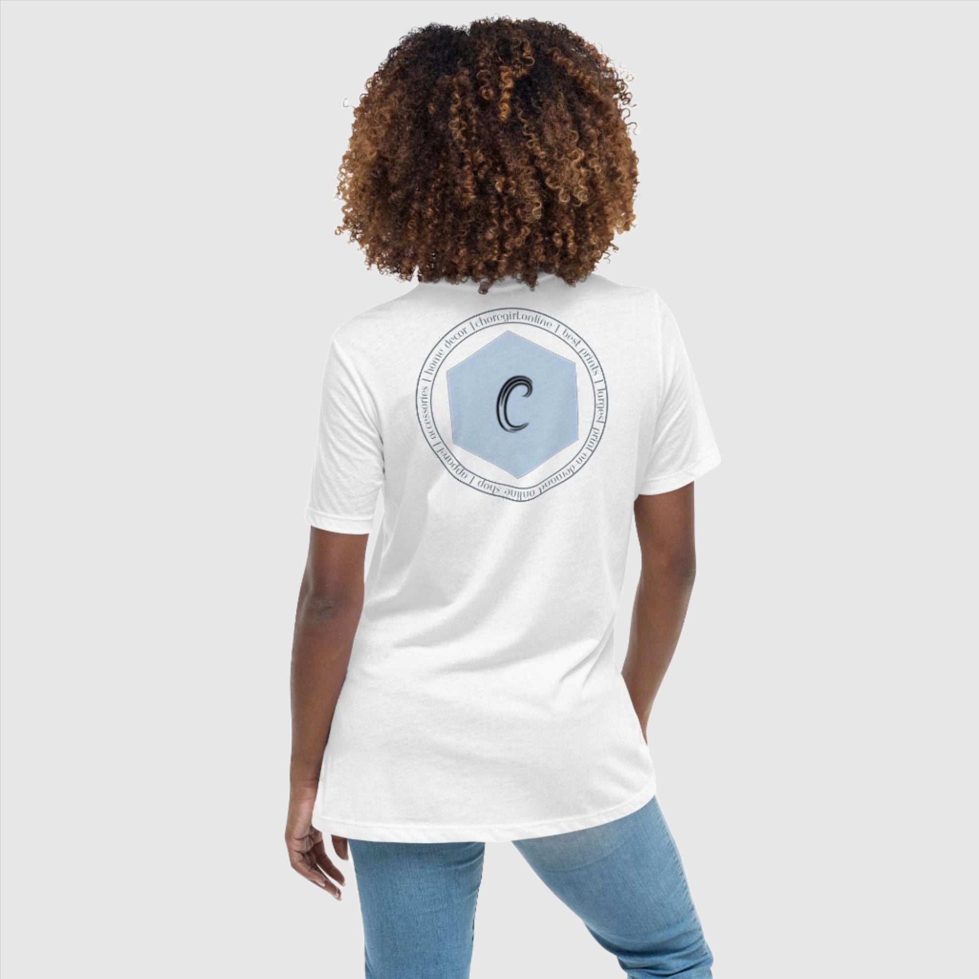 Custom Women's Exclusive ChoreGirl Branded LOGO Relaxed T-Shirt | PERSONALIZED - ChoreGirl