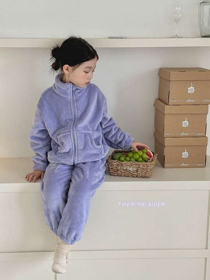 Kids Warm Loungewear Outfit Set - ChoreGirl