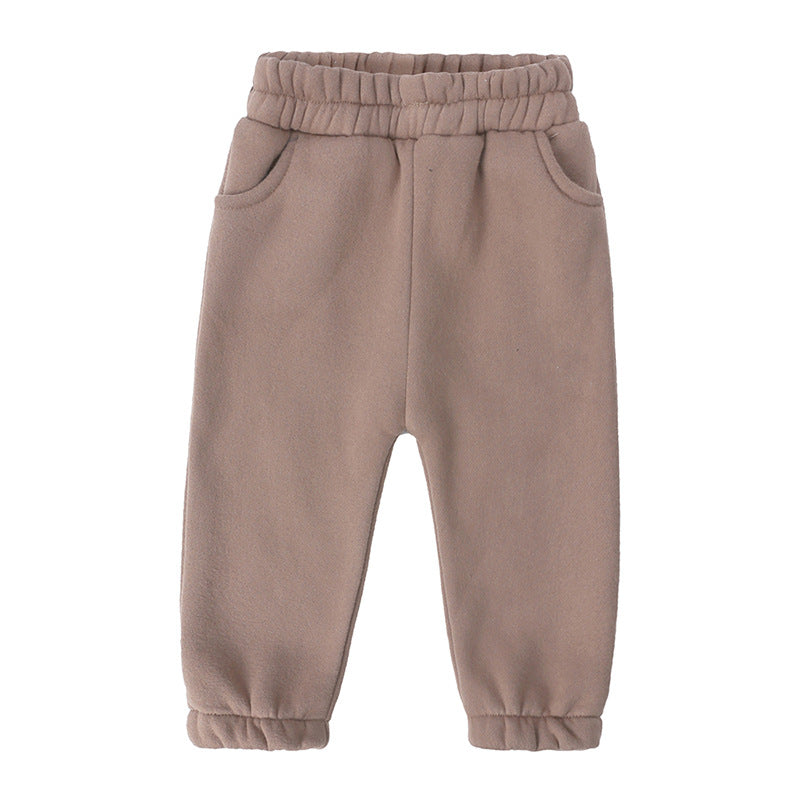 Kids Casual Sports Sweatshirt and Pants Two-piece Outfit Set - ChoreGirl
