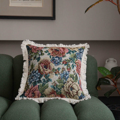 American Jacquard Multicolor Couch Pillow Case (NO INSERT PILLOW) - ChoreGirl