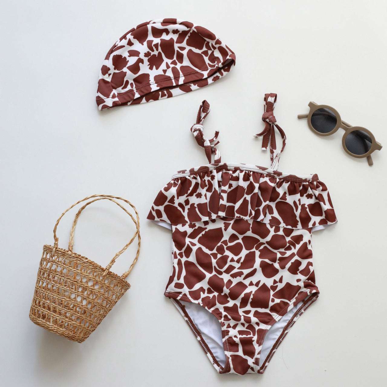 Baby Girl Elastic Sun Protection Quick-drying One Piece Swimsuit - ChoreGirl