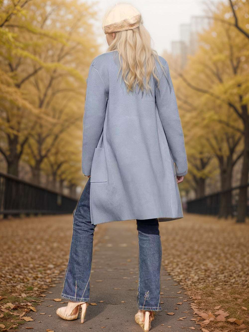 Women's Casual and Comfortable Knit Loose Cardigan Coat