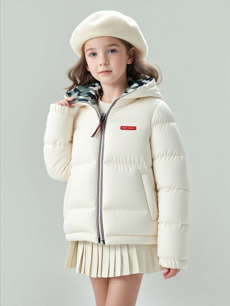 Kids Padded Double-sided Wear Jacket - ChoreGirl