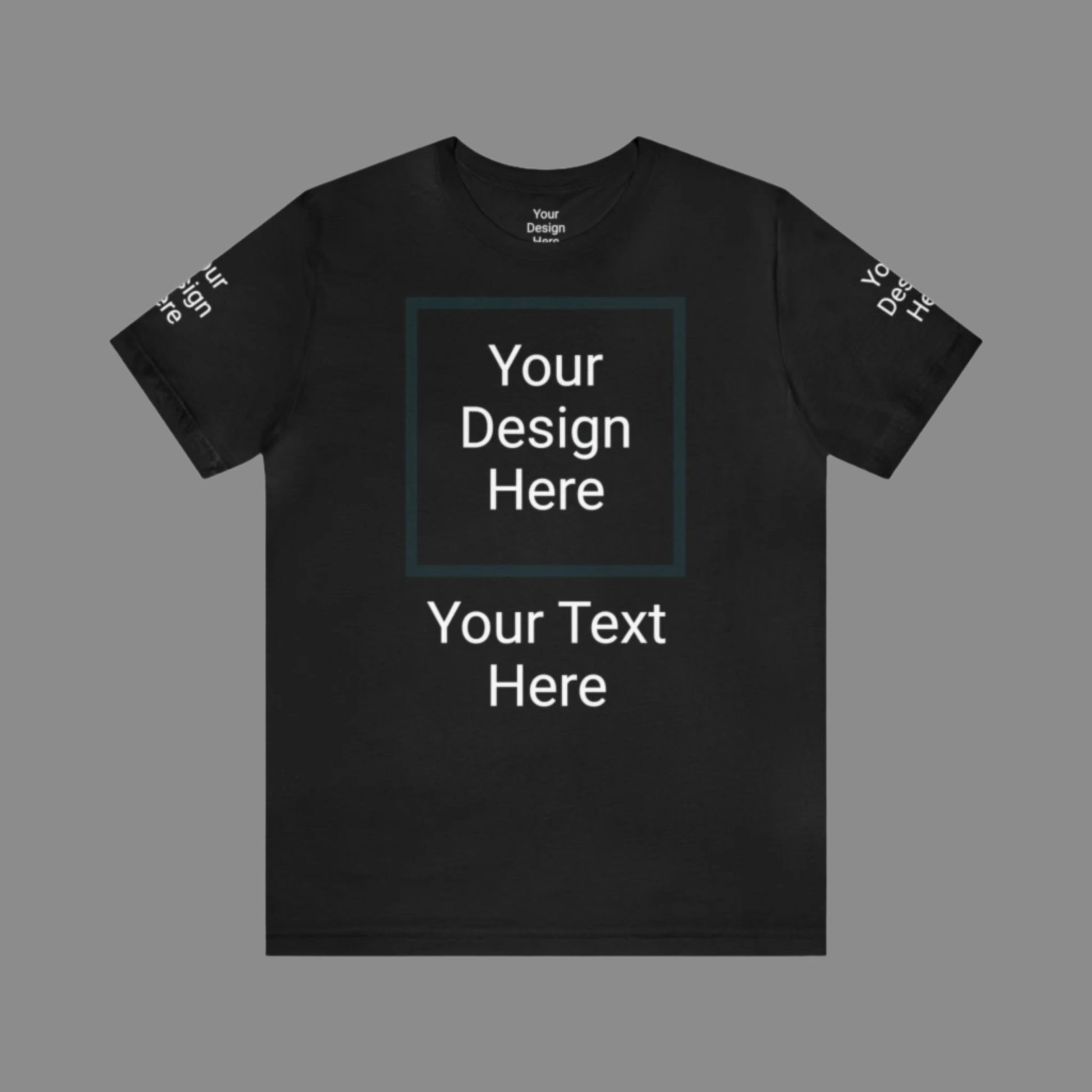 Custom Unisex Personalized Jersey Short Sleeve Tee T-Shirt | Bella+Canvas 3001 | PERSONALIZED - ChoreGirl