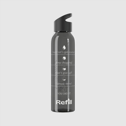 Custom Name "The Flower" Sky Water Bottle | PERSONALIZED - ChoreGirl