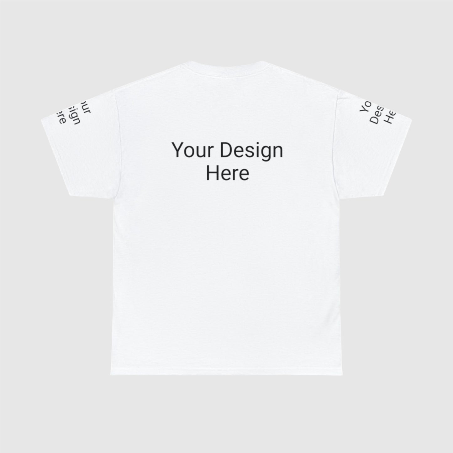Custom Unisex Personalized Heavy Cotton Tee T-Shirt | Gildan 5000 | PERSONALIZED - ChoreGirl