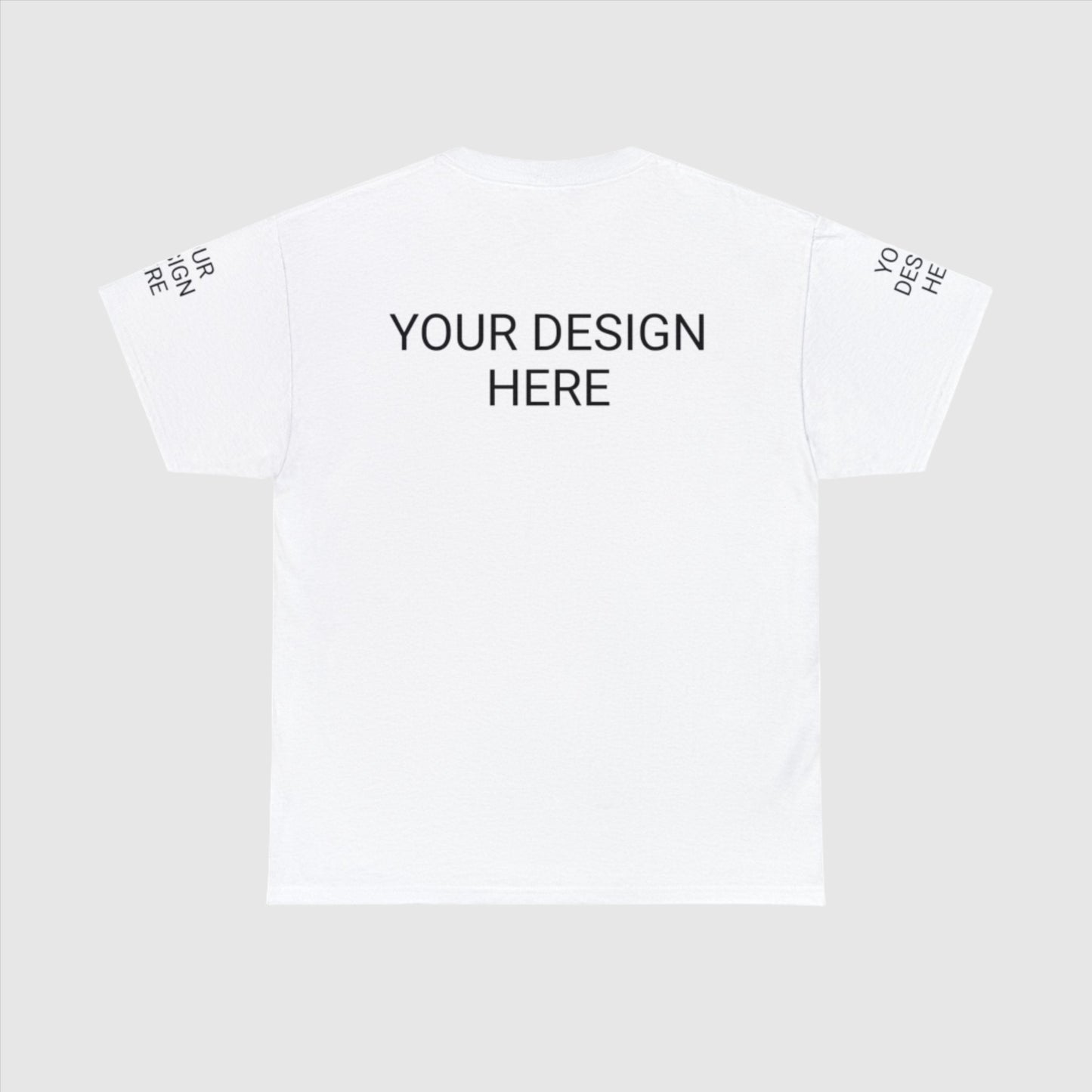 Unisex Custom Design Heavy Cotton Tee T-Shirt | Gildan 5000 | PERSONALIZED - ChoreGirl