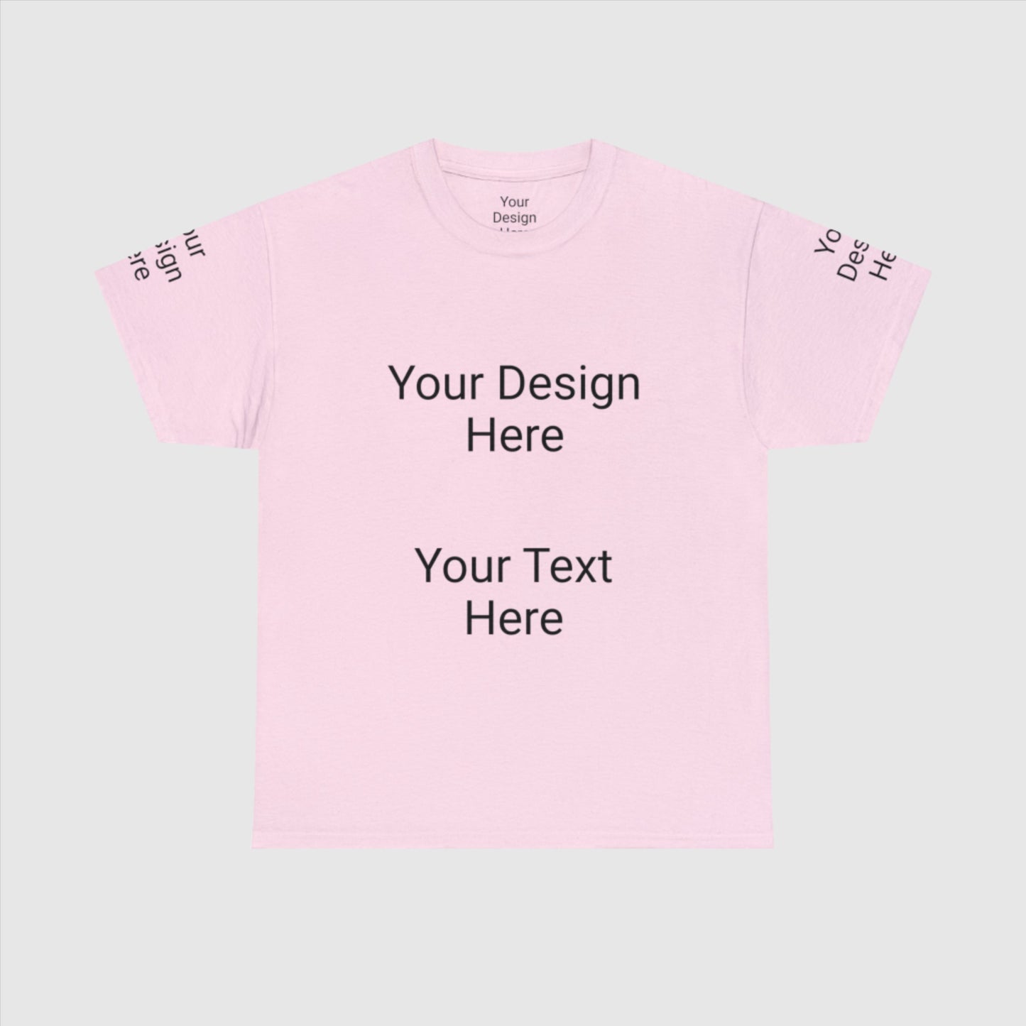 Custom Unisex Personalized Heavy Cotton Tee T-Shirt | Gildan 5000 | PERSONALIZED - ChoreGirl