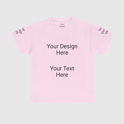 Custom Unisex Personalized Heavy Cotton Tee T-Shirt | Gildan 5000 | PERSONALIZED - ChoreGirl