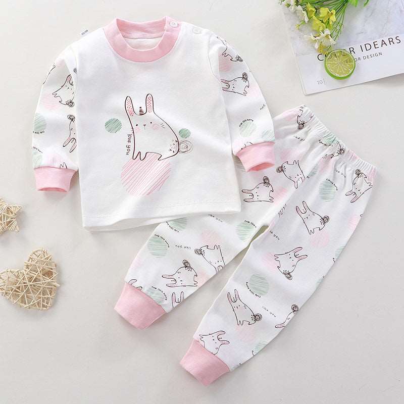 Baby Cotton Pajamas, Loungewear Two-piece Set - ChoreGirl