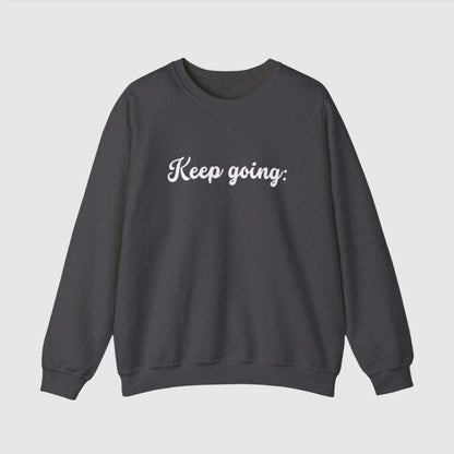 Custom 100 Reasons to Keep Going Unisex Heavy Blend Crewneck Sweatshirt | PERSONALIZED - ChoreGirl
