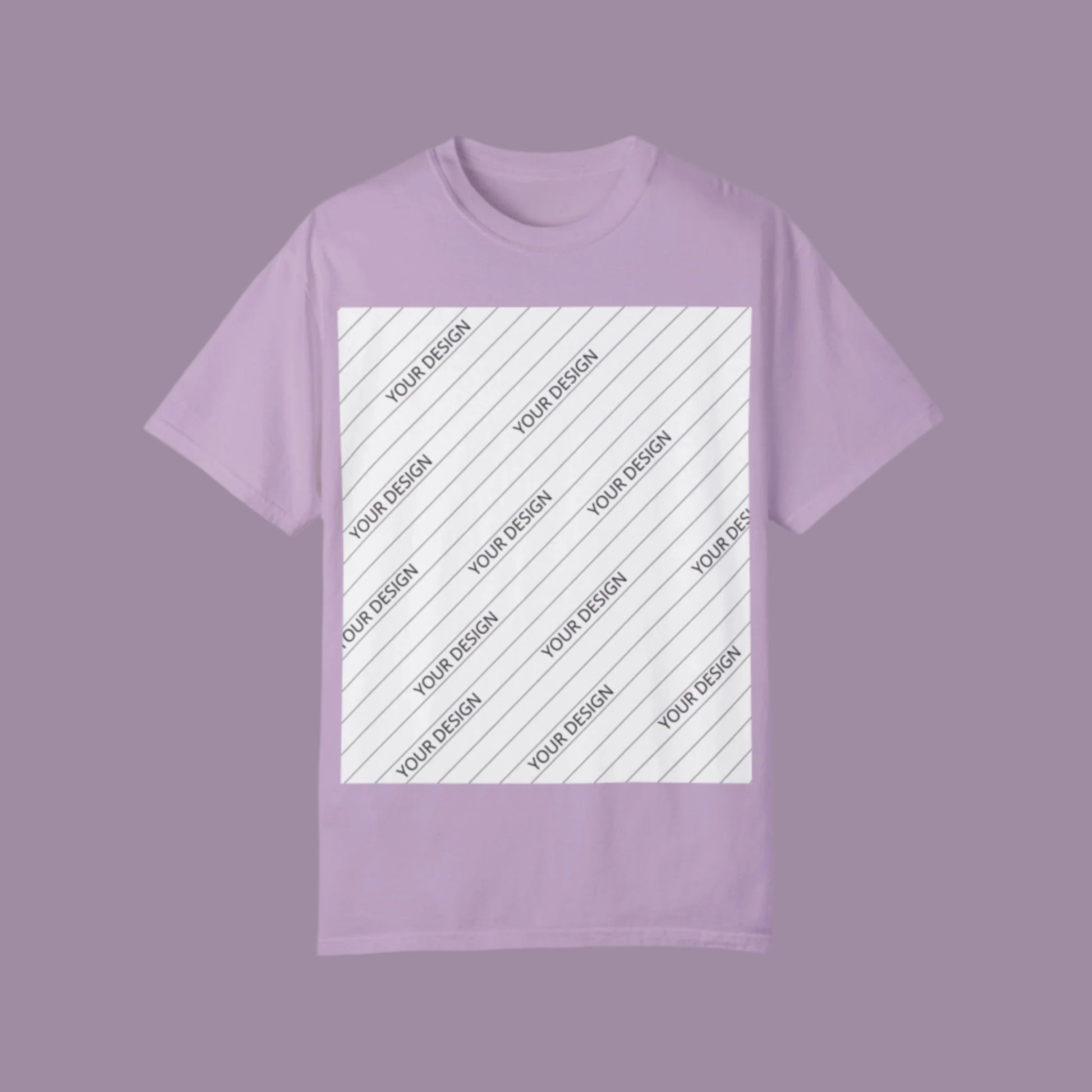 Custom Unisex Garment-Dyed T-Shirt - Personalize Your Design - ChoreGirl