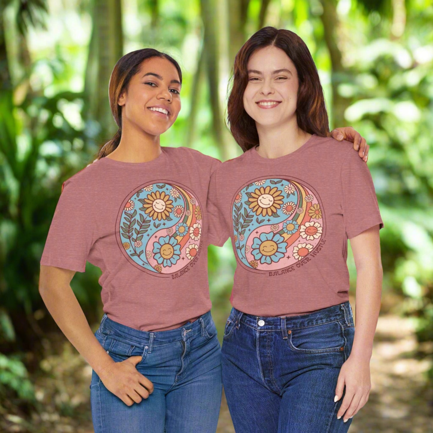 Custom Unisex Boho Jersey Short Sleeve Tee | PERSONALIZED - ChoreGirl