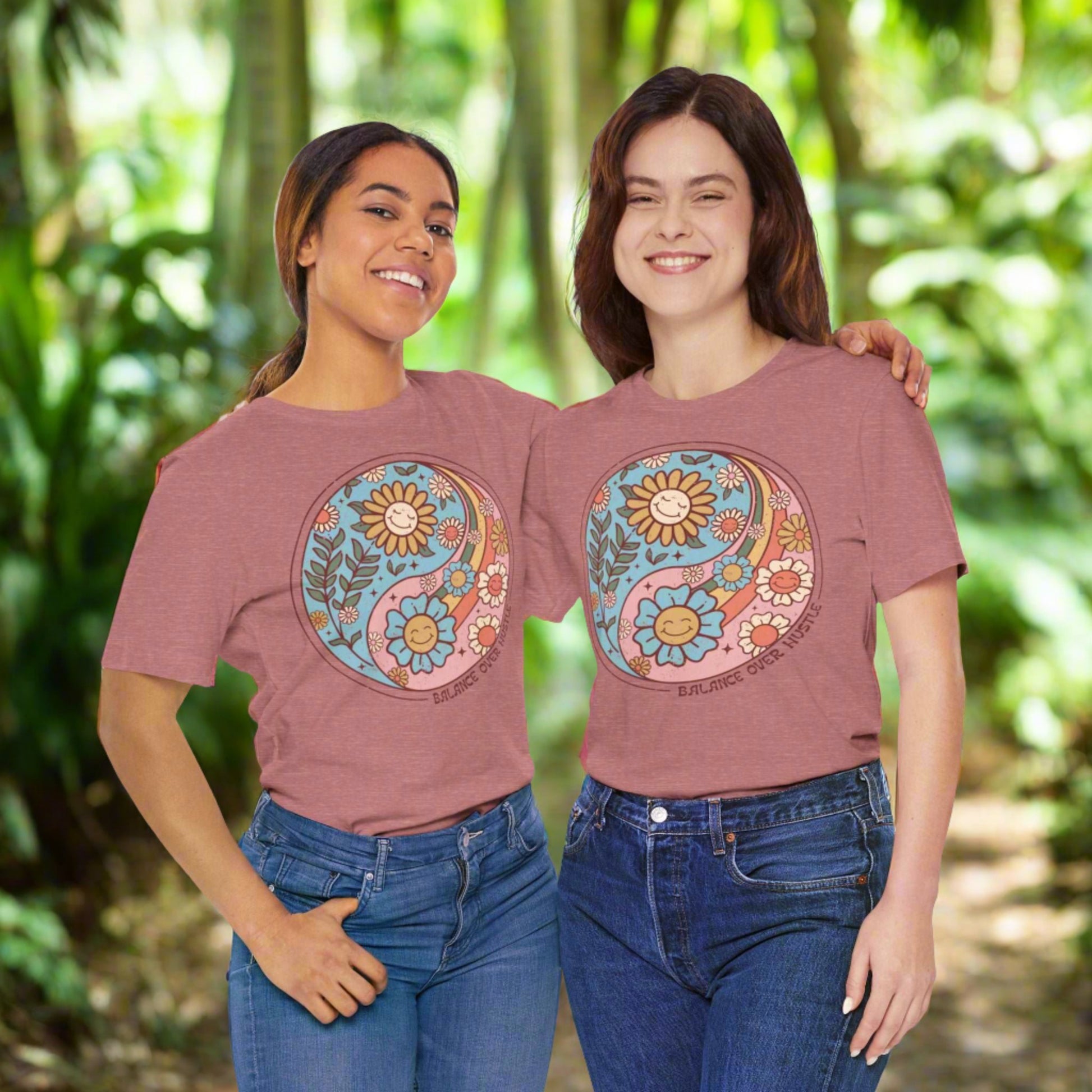 Custom Unisex Boho Jersey Short Sleeve Tee | PERSONALIZED - ChoreGirl