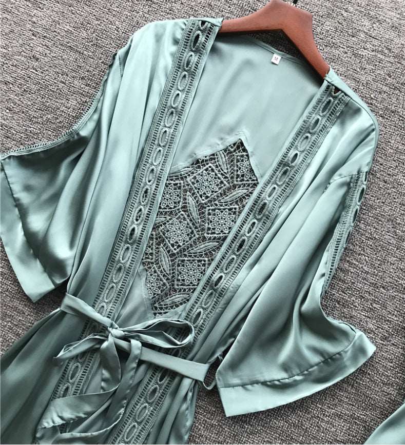 Women's Elegant Two-piece Pajamas Set - ChoreGirl