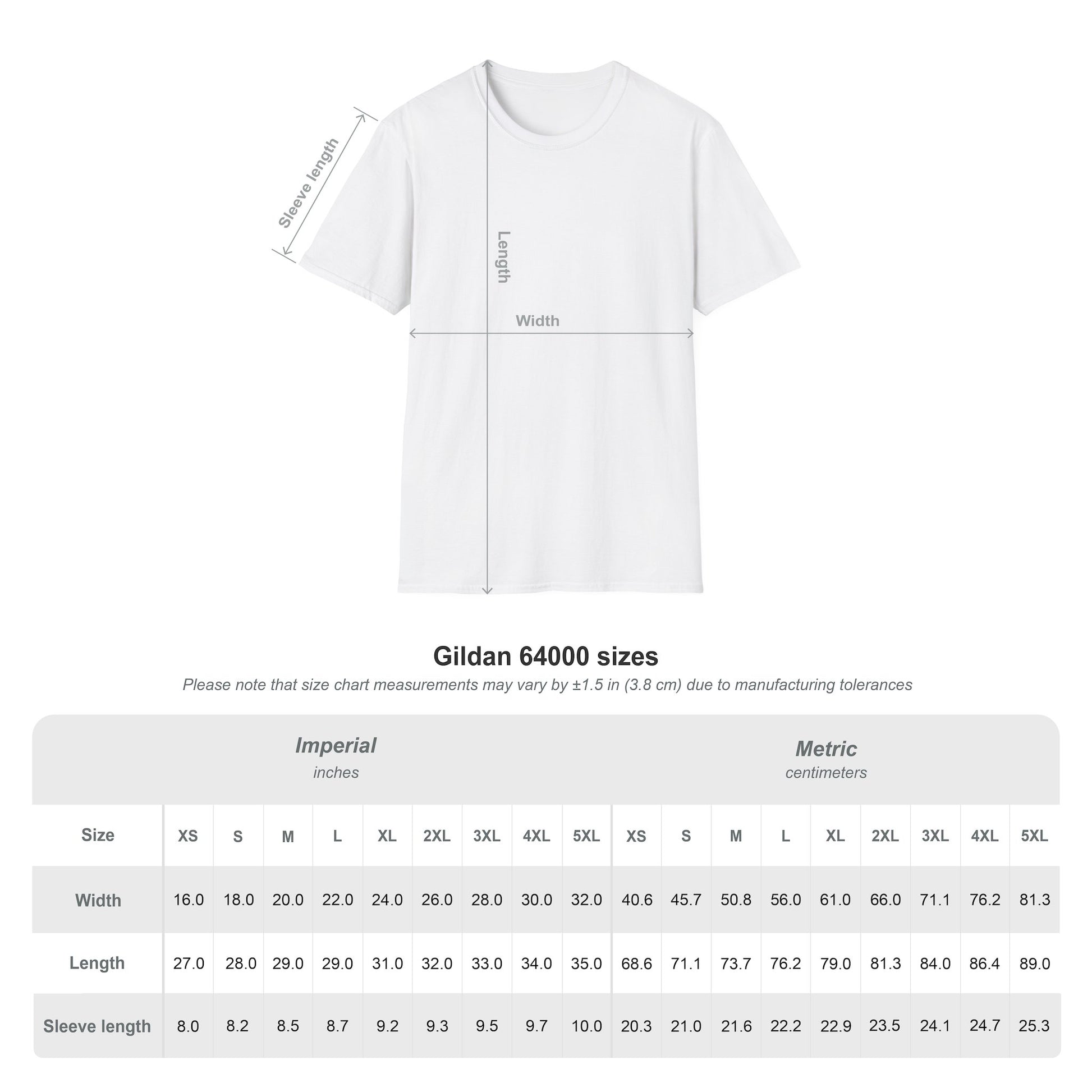 Personalized Custom Made Unisex Softstyle T-Shirt | Gildan 64000 - ChoreGirl