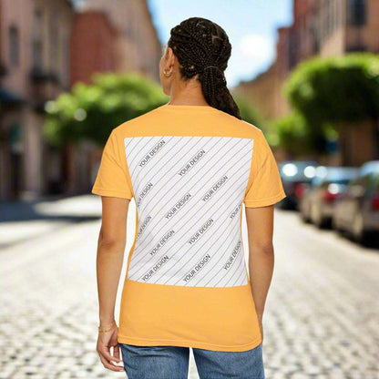 Custom Unisex Garment-Dyed T-Shirt - Personalize Your Design - ChoreGirl