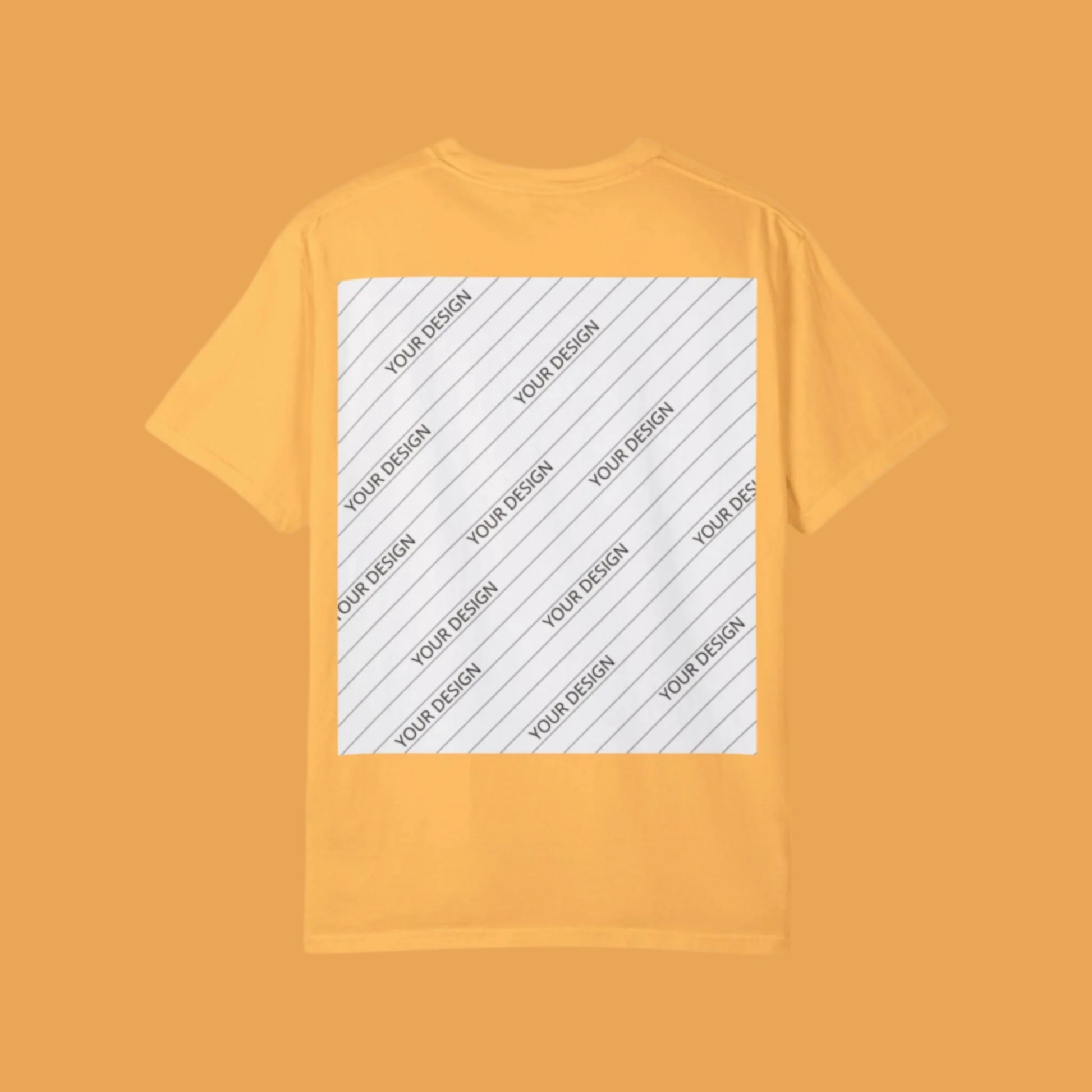 Custom Unisex Garment-Dyed T-Shirt - Personalize Your Design - ChoreGirl