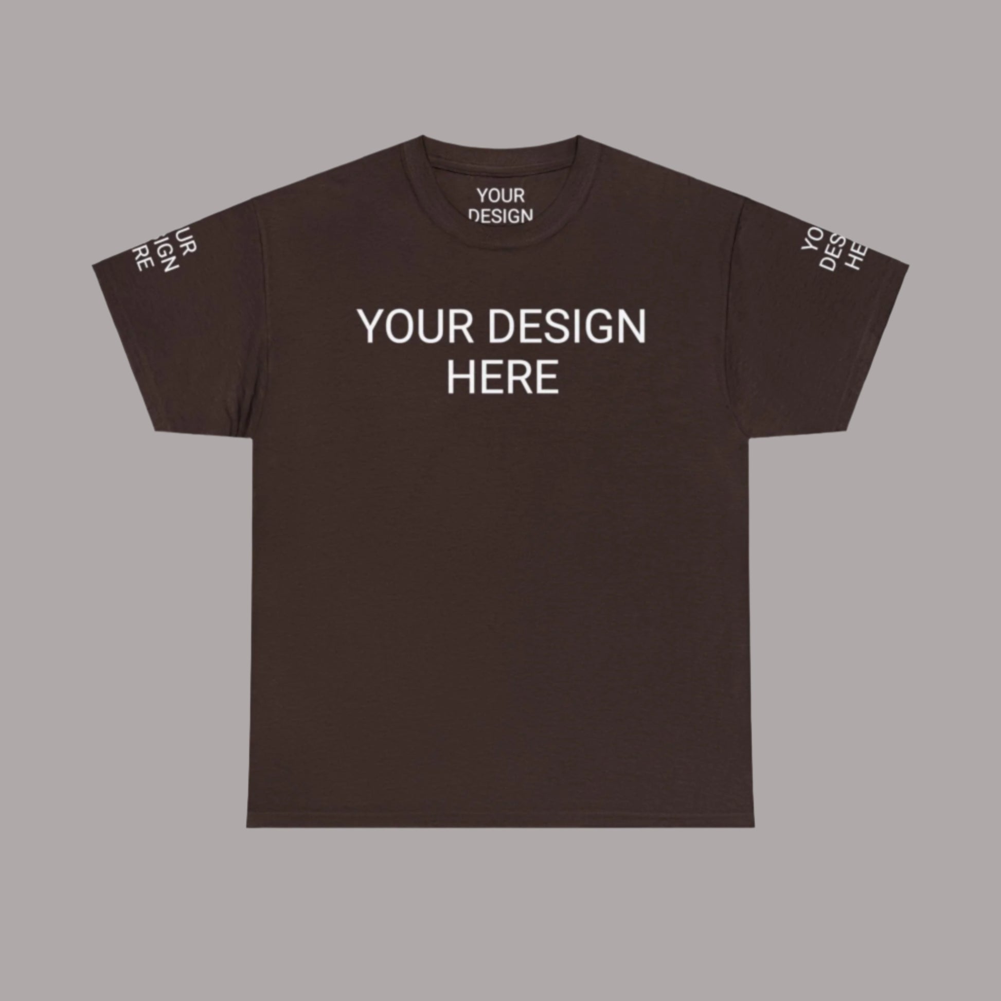 Unisex Custom Design Heavy Cotton Tee T-Shirt | Gildan 5000 | PERSONALIZED - ChoreGirl