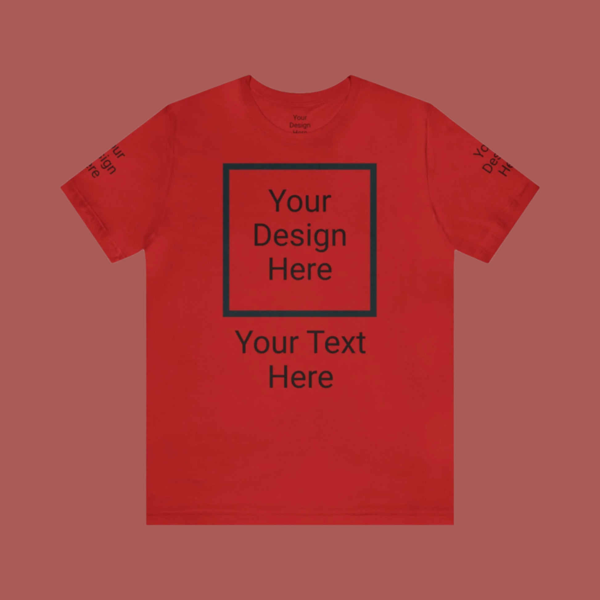 Custom Unisex Personalized Jersey Short Sleeve Tee T-Shirt | Bella+Canvas 3001 | PERSONALIZED - ChoreGirl