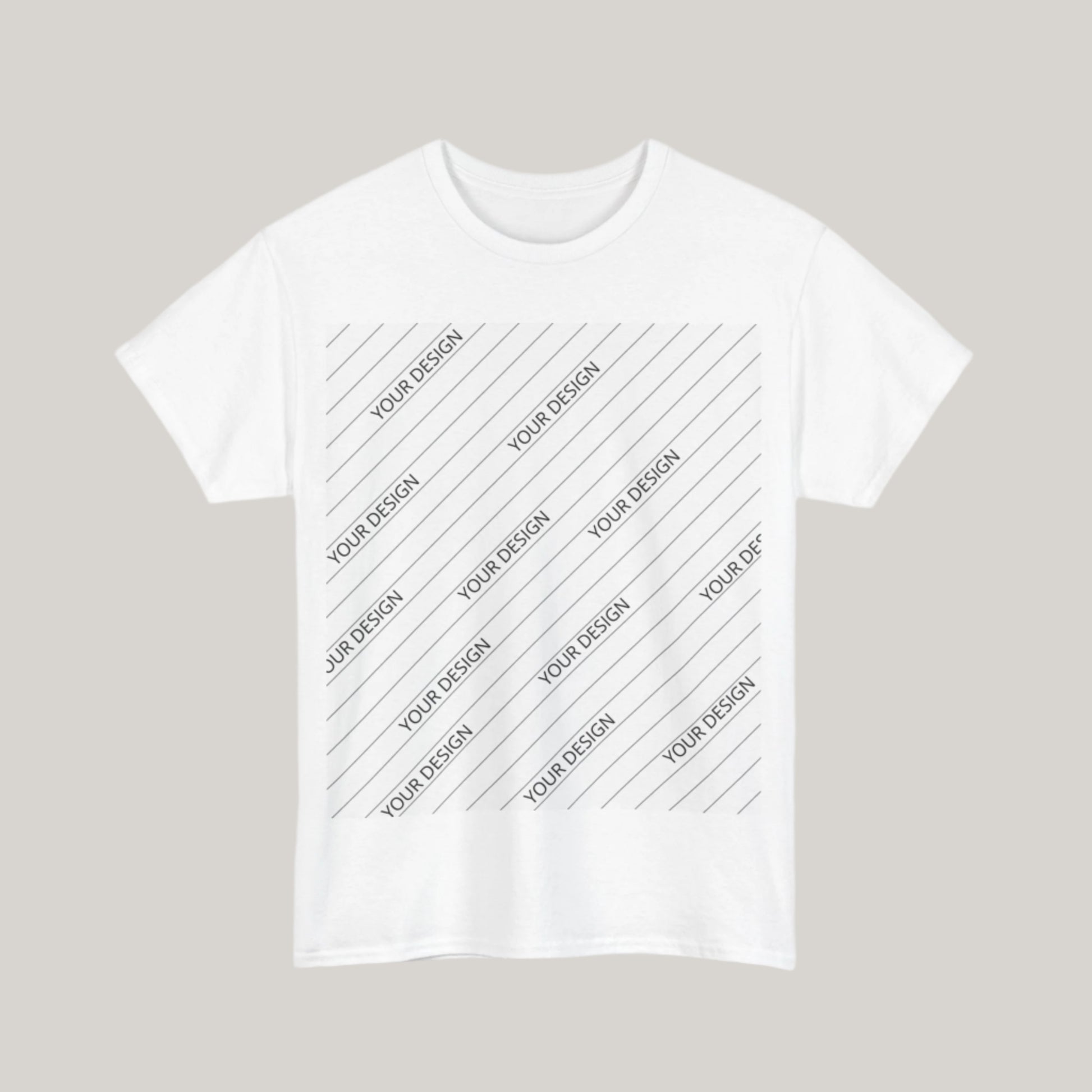 Personalized Custom Made Unisex Heavy Cotton Tee | Gildan 5000 - ChoreGirl