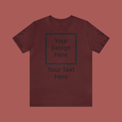 Custom Unisex Personalized Jersey Short Sleeve Tee T-Shirt | Bella+Canvas 3001 | PERSONALIZED - ChoreGirl