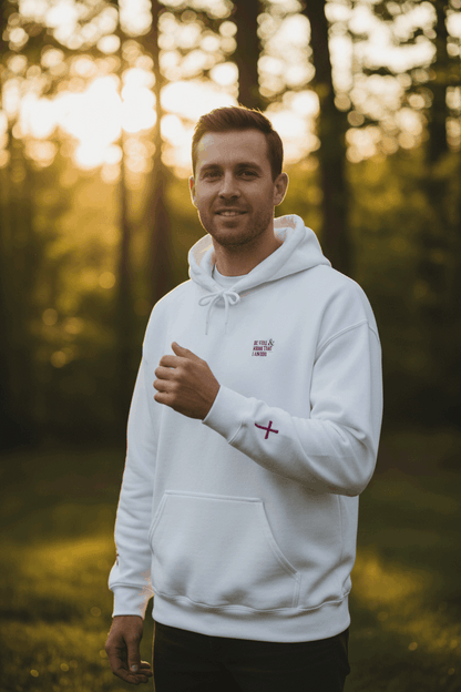 Be Still & Know That I Am God Hoodie — Christian Cross Faith Sweatshirt