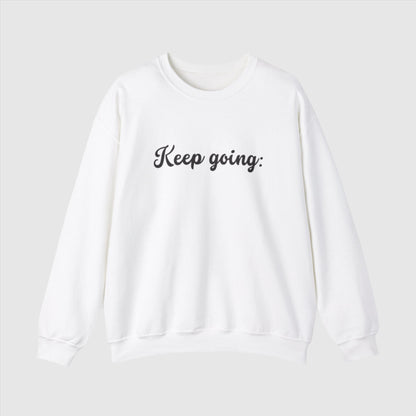 Custom 100 Reasons to Keep Going Unisex Heavy Blend Crewneck Sweatshirt | PERSONALIZED - ChoreGirl