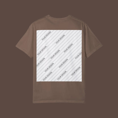 Custom Unisex Garment-Dyed T-Shirt - Personalize Your Design - ChoreGirl