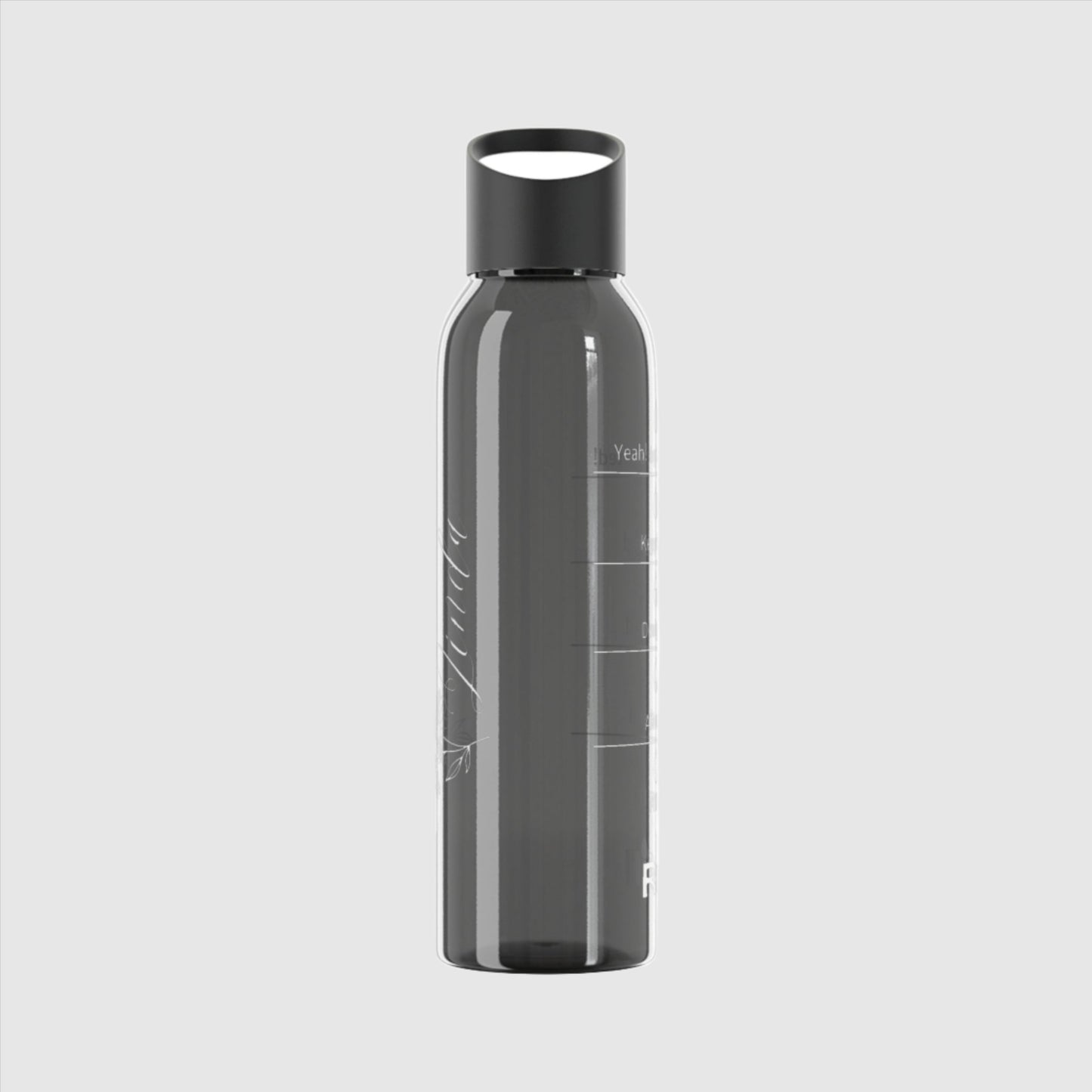 Custom Name "The Flower" Sky Water Bottle | PERSONALIZED - ChoreGirl