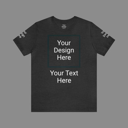 Custom Unisex Personalized Jersey Short Sleeve Tee T-Shirt | Bella+Canvas 3001 | PERSONALIZED - ChoreGirl