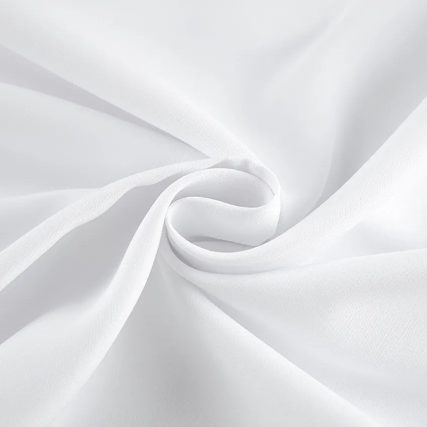 Women's White Elegance Slim-fit Split Midi Dress - ChoreGirl