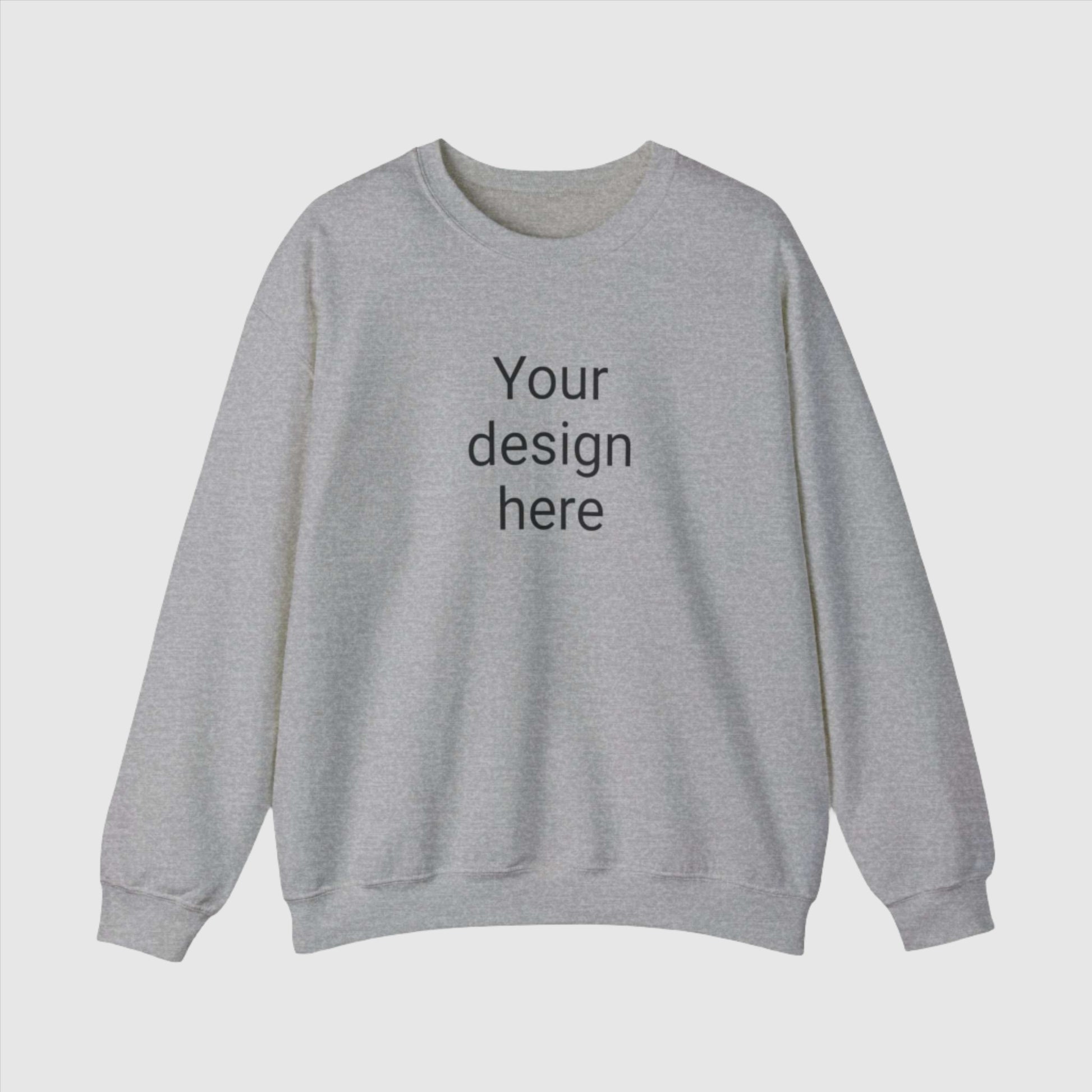 Custom Unisex Heavy Blend Crewneck Sweatshirt | Gildan 18000 | PERSONALIZED - ChoreGirl