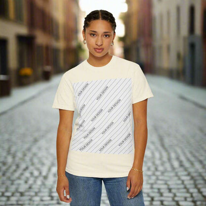 Custom Unisex Garment-Dyed T-Shirt - Personalize Your Design - ChoreGirl