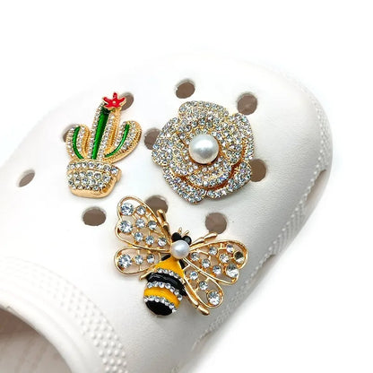Children's Metal Shoe Ornament Buckle for Crocks