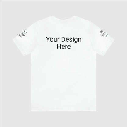 Custom Unisex Personalized Jersey Short Sleeve Tee T-Shirt | Bella+Canvas 3001 | PERSONALIZED - ChoreGirl