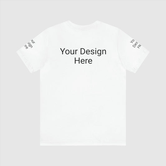 Custom Unisex Personalized Jersey Short Sleeve Tee T-Shirt | Bella+Canvas 3001 | PERSONALIZED - ChoreGirl