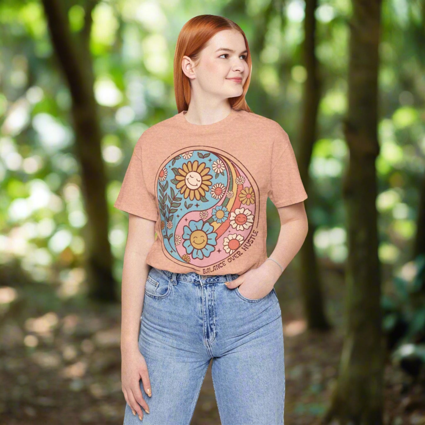 Custom Unisex Boho Jersey Short Sleeve Tee | PERSONALIZED - ChoreGirl