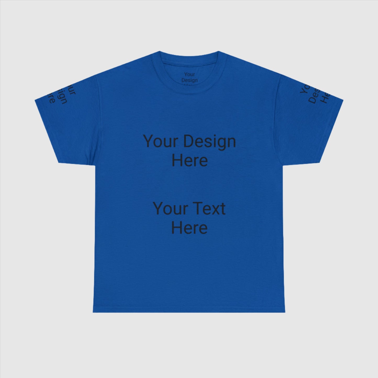 Custom Unisex Personalized Heavy Cotton Tee T-Shirt | Gildan 5000 | PERSONALIZED - ChoreGirl