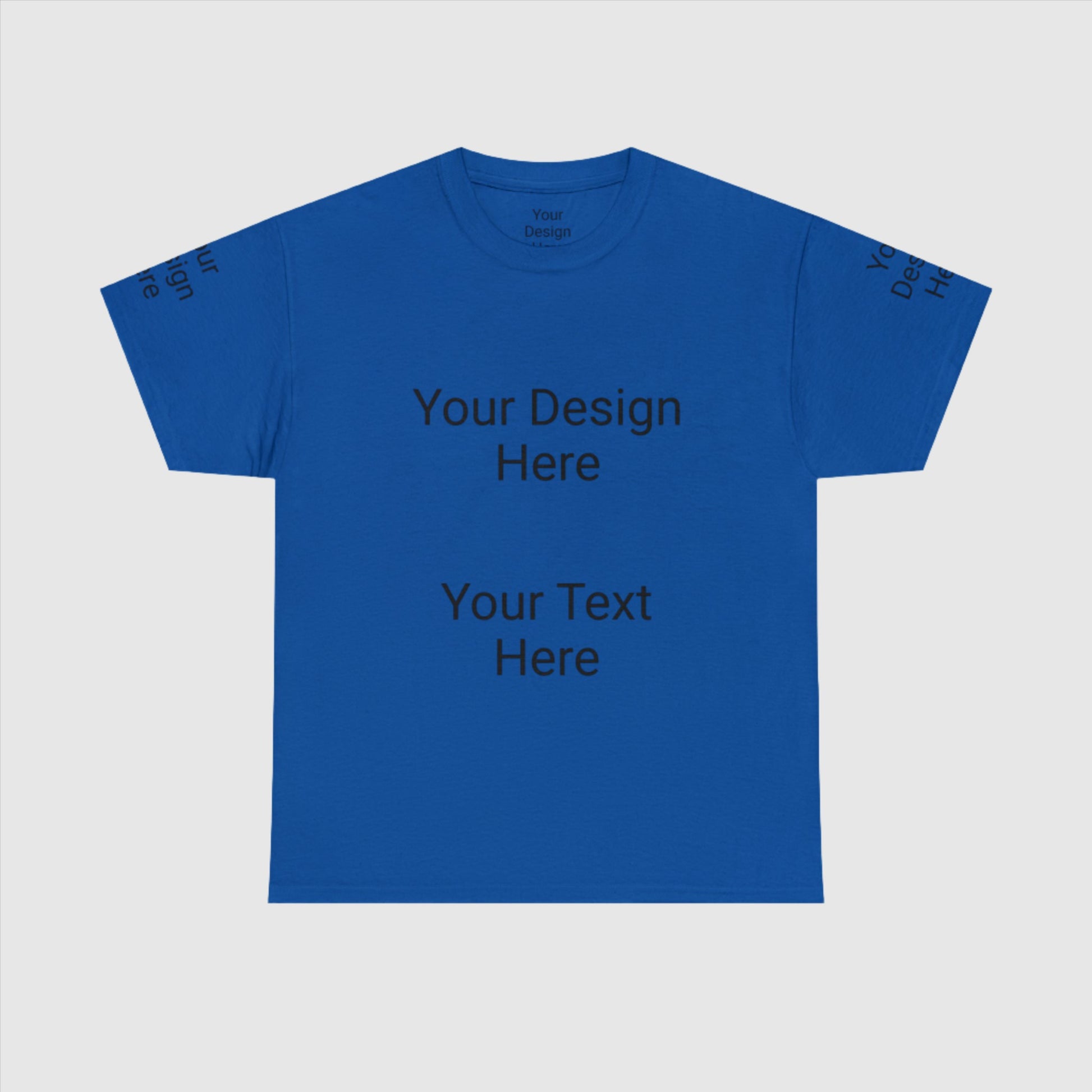 Custom Unisex Personalized Heavy Cotton Tee T-Shirt | Gildan 5000 | PERSONALIZED - ChoreGirl