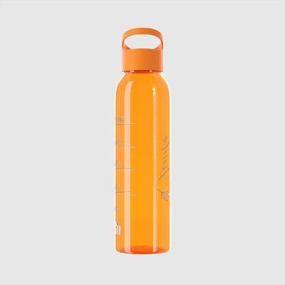 Custom Name "The Flower" Sky Water Bottle | PERSONALIZED - ChoreGirl