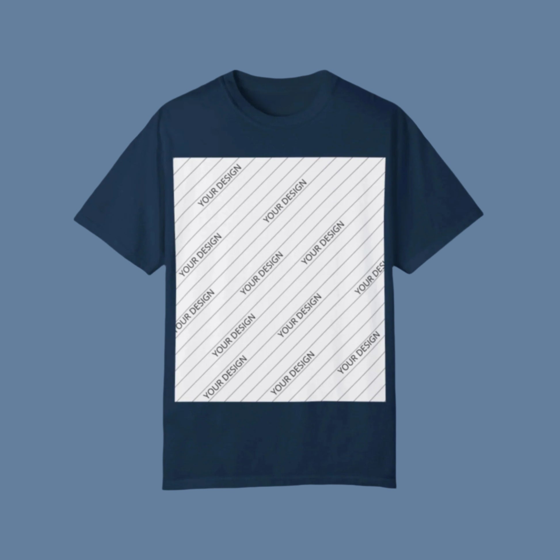 Custom Unisex Garment-Dyed T-Shirt - Personalize Your Design - ChoreGirl